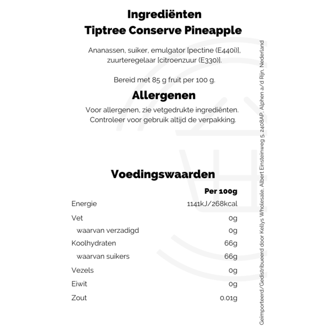 Tiptree Conserve Pineapple 340g – Fruchtaufstrich