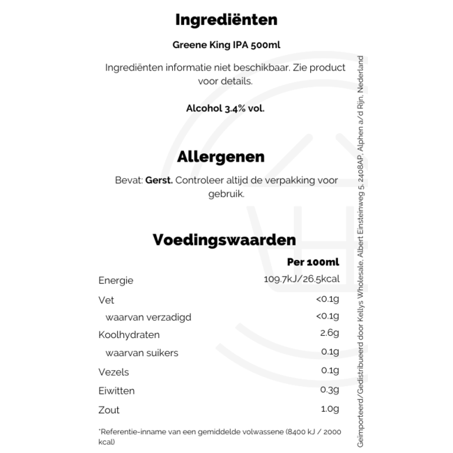 Greene King IPA 500ml – Bier