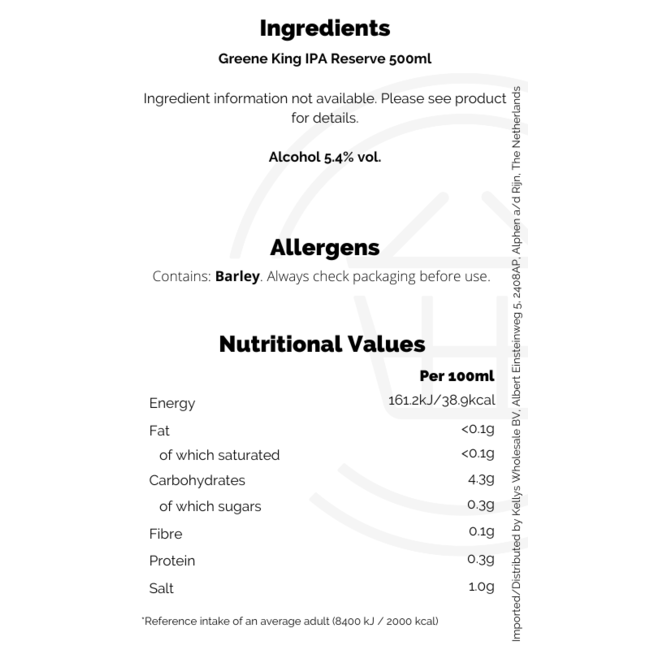 Greene King Reserve 500ml