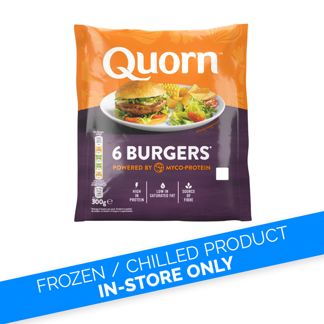 Quorn 6 Burgers 300g