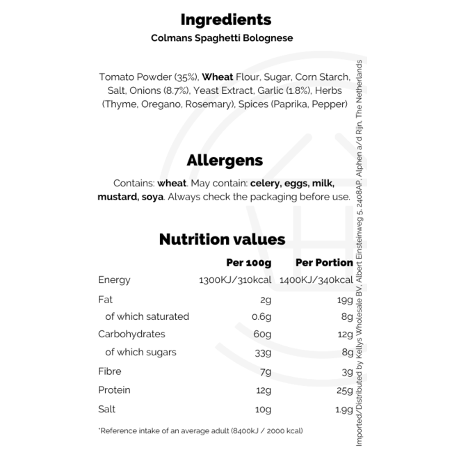 Colman's Spaghetti Bolognese 45g