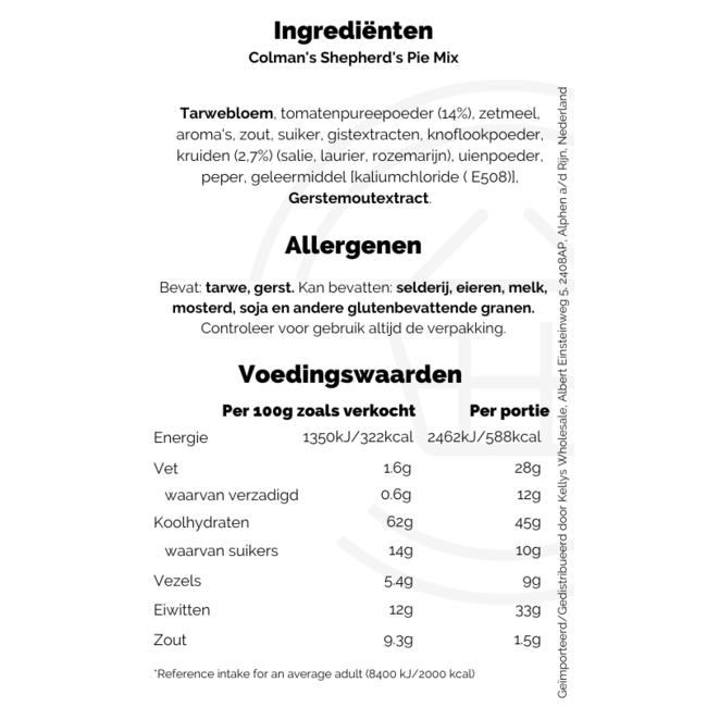 Colman's Shepherd's Pie Mix 50g
