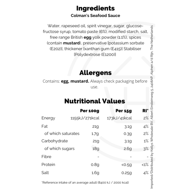 Colman's Seafood Sauce 155g