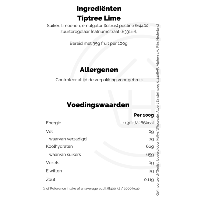 Tiptree Marmalade Lime 340g