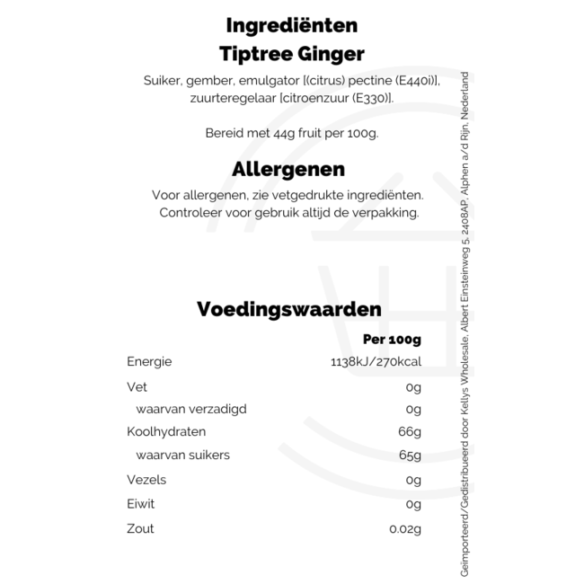 Tiptree Ginger Conserve 340g