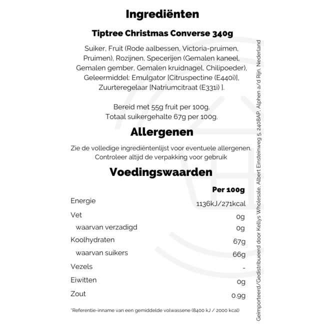 Tiptree Christmas Conserve 340g