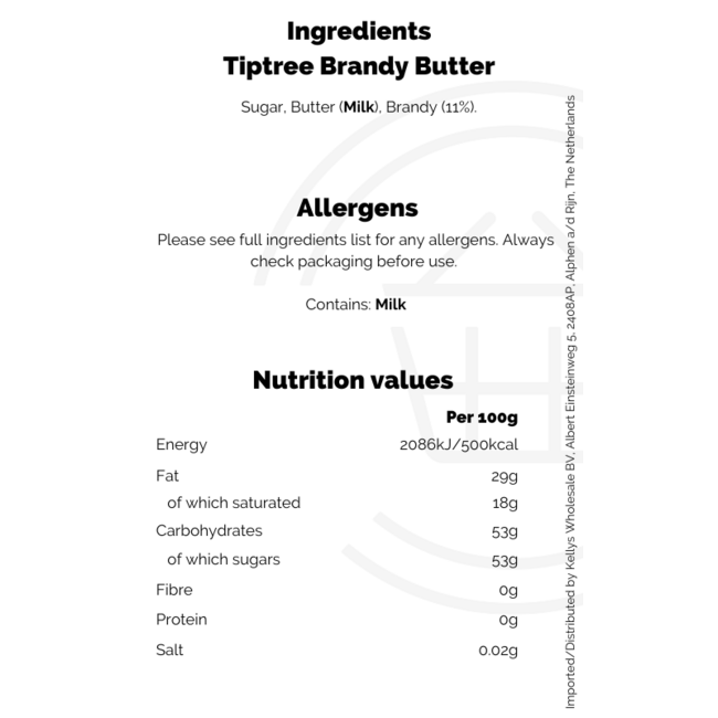 Tiptree Brandy Butter 170g