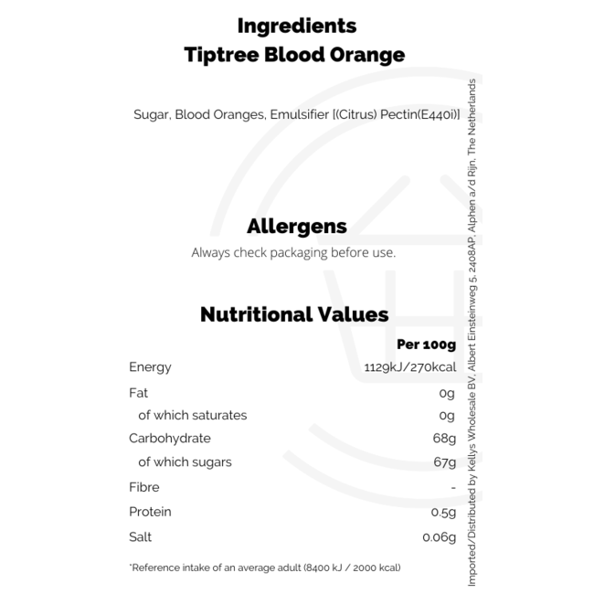 Tiptree Blood Orange Marmalade 340g – Marmelade