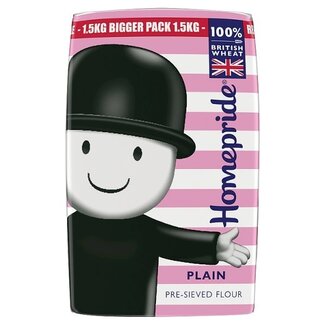 Homepride Homepride Plain Flour 1.5kg MHD: 04-11-2026