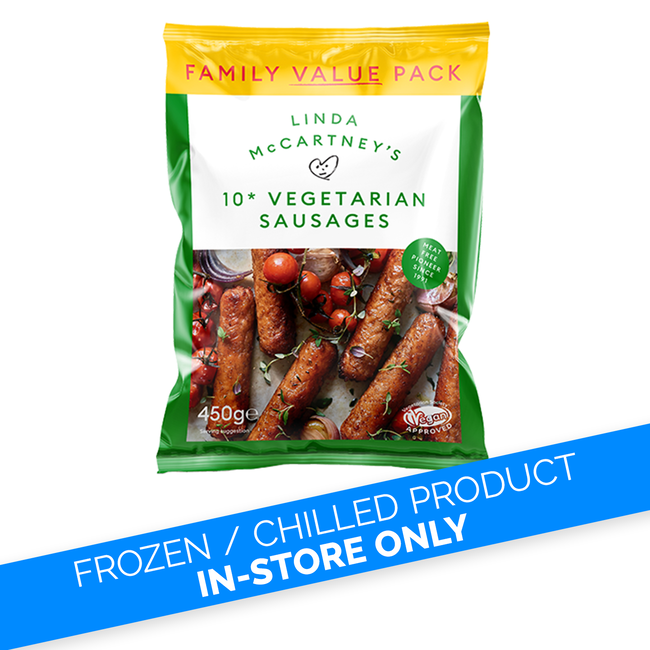 Linda McCartney Family Value Vegetarian Sausages 450g