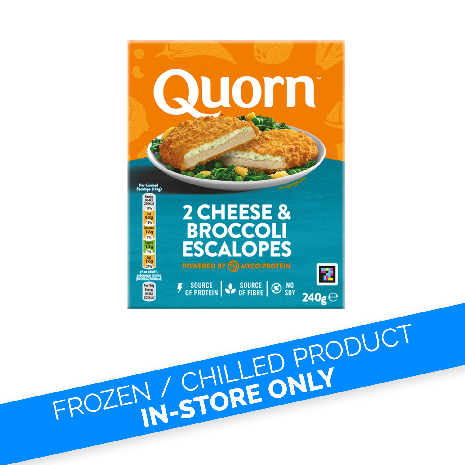Quorn Cheese & Broccoli Escalopes 240g Kellys Expat Shopping