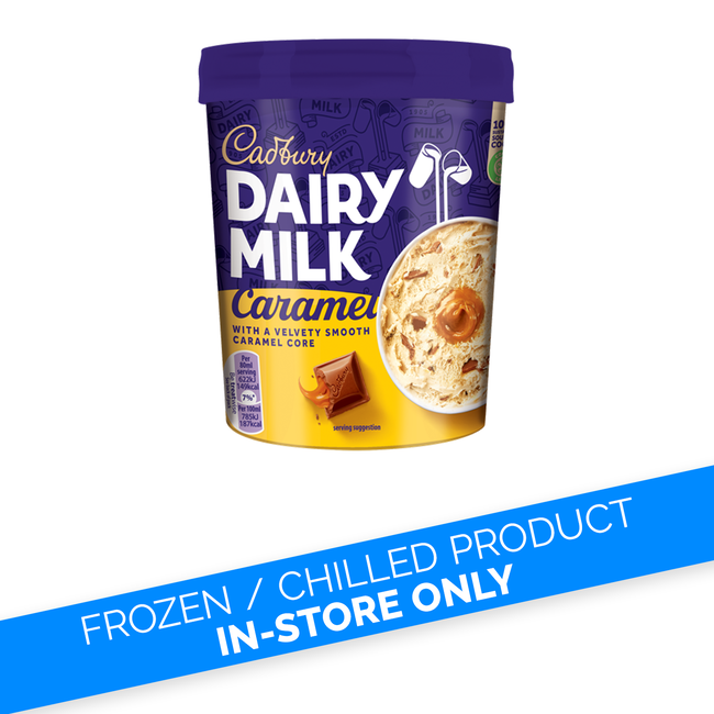 Cadbury Dairy Milk Caramel Ice Cream Tub 480ml Kellys Expat Shopping