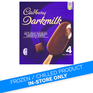 Cadbury Cadbury Dark Milk Ice Cream Sticks 4 Pack