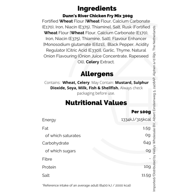 Dunn's River Chicken Fry Mix 300g