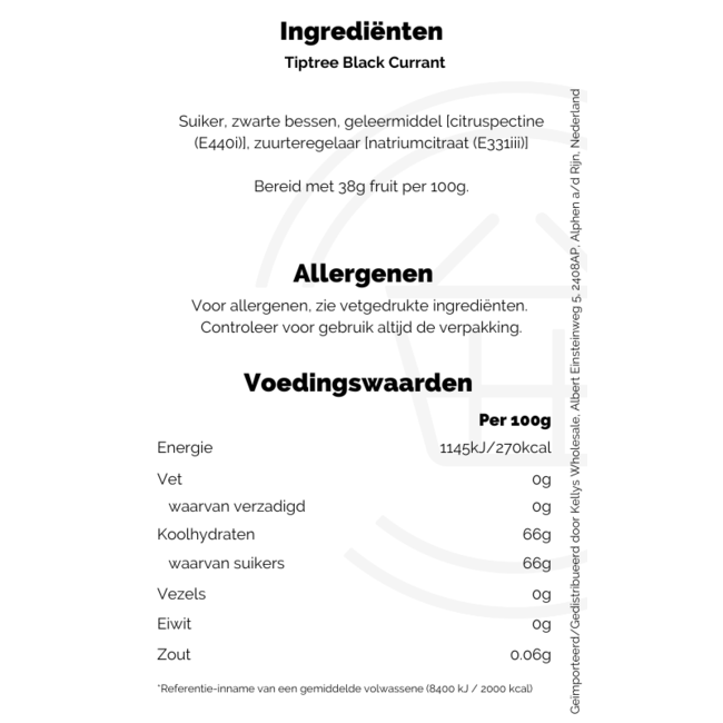 Tiptree Conserve Black Currant 340g – Fruchtaufstrich
