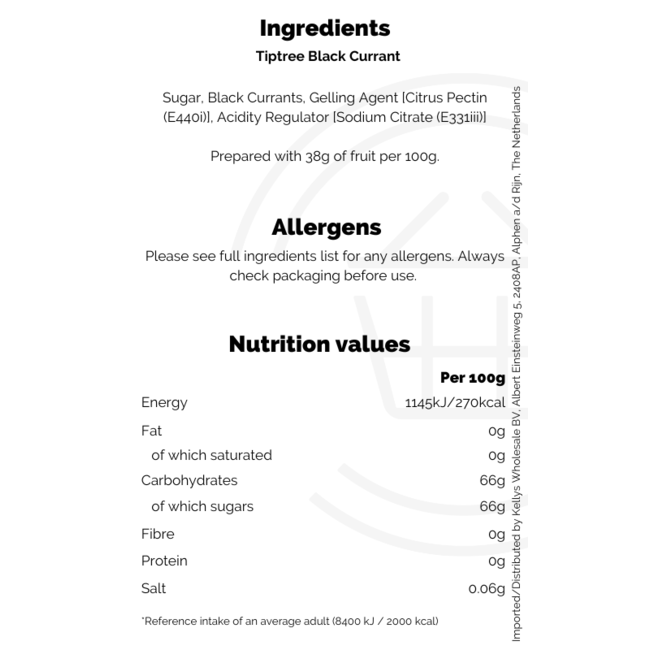 Tiptree Conserve Black Currant 340g