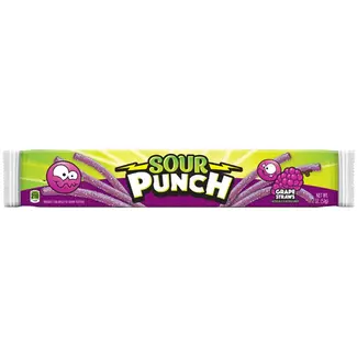 Sour Punch Sour Punch Grape Straws 56g