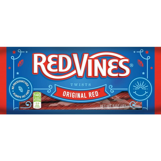 Red Vines Tray Original Red Twists 141g
