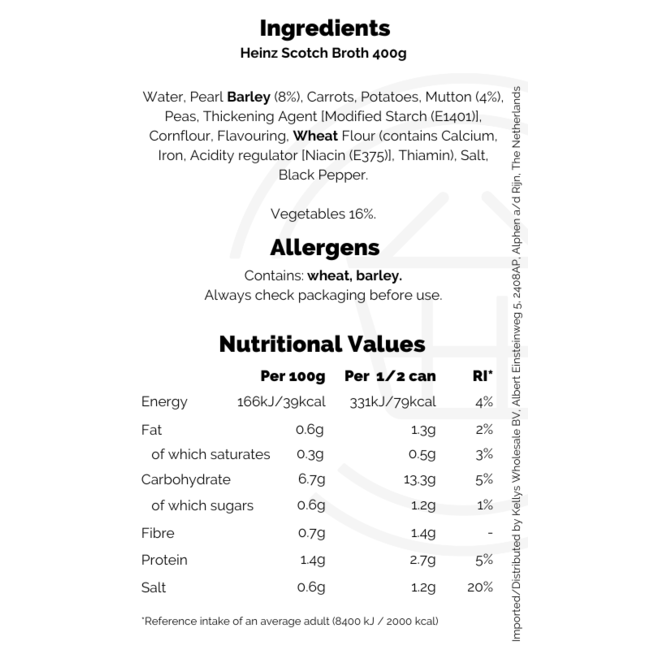 Heinz Scotch Broth 400g