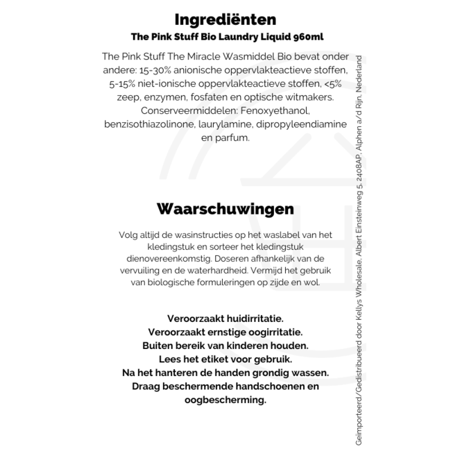 The Pink Stuff Bio Laundry Liquid 960ml