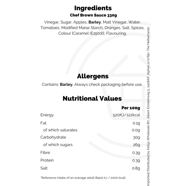 Chef Brown Sauce 330g