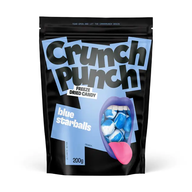 Crunch Punch Crunch Punch Blue Starballs 200 g