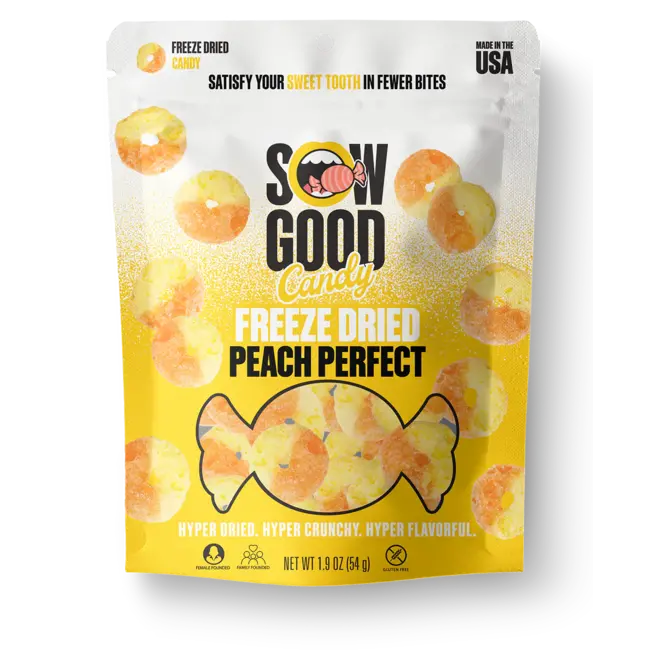 Sow Good Freeze Dried Peach Perfect 54 gr