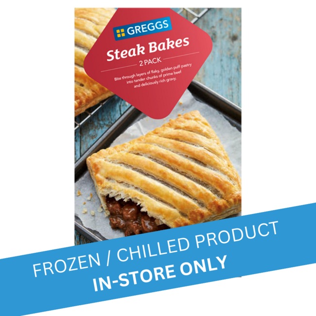 Greggs Greggs 2 Steak Bakes 280g