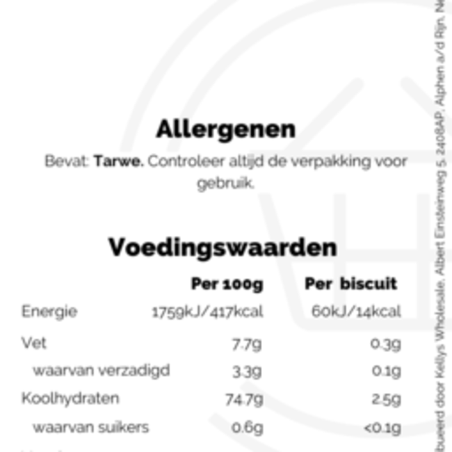 Carrs Table Water Large 200g
