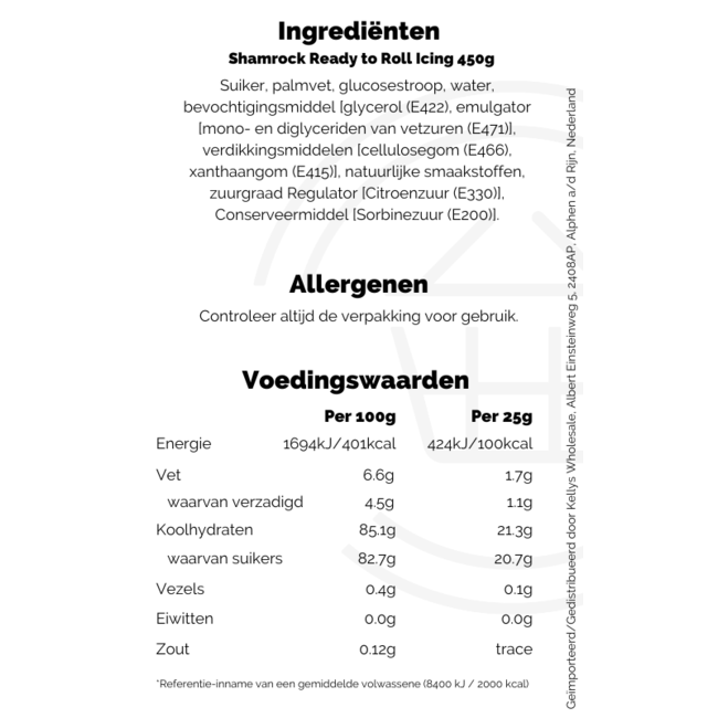 Shamrock Ready to Roll Icing 450g
