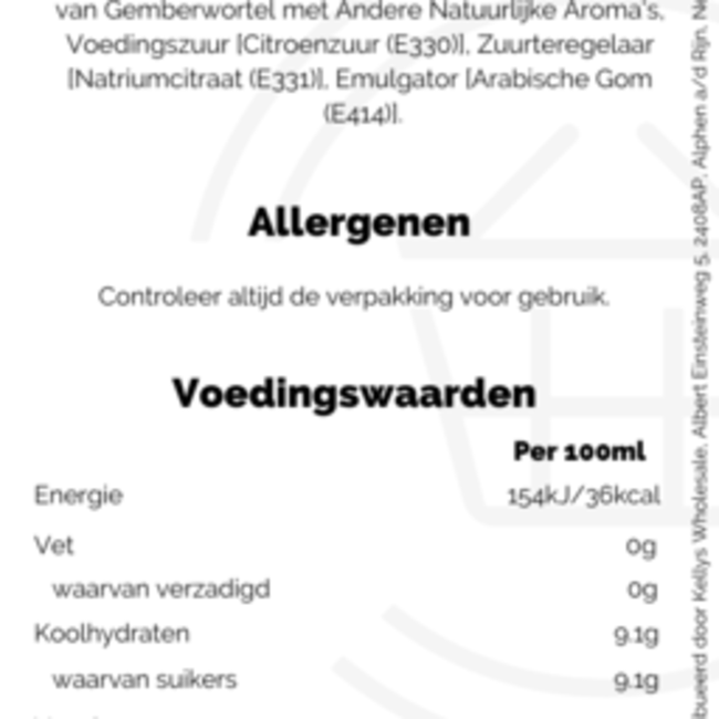 Hartridge's Ginger Beer 330ml