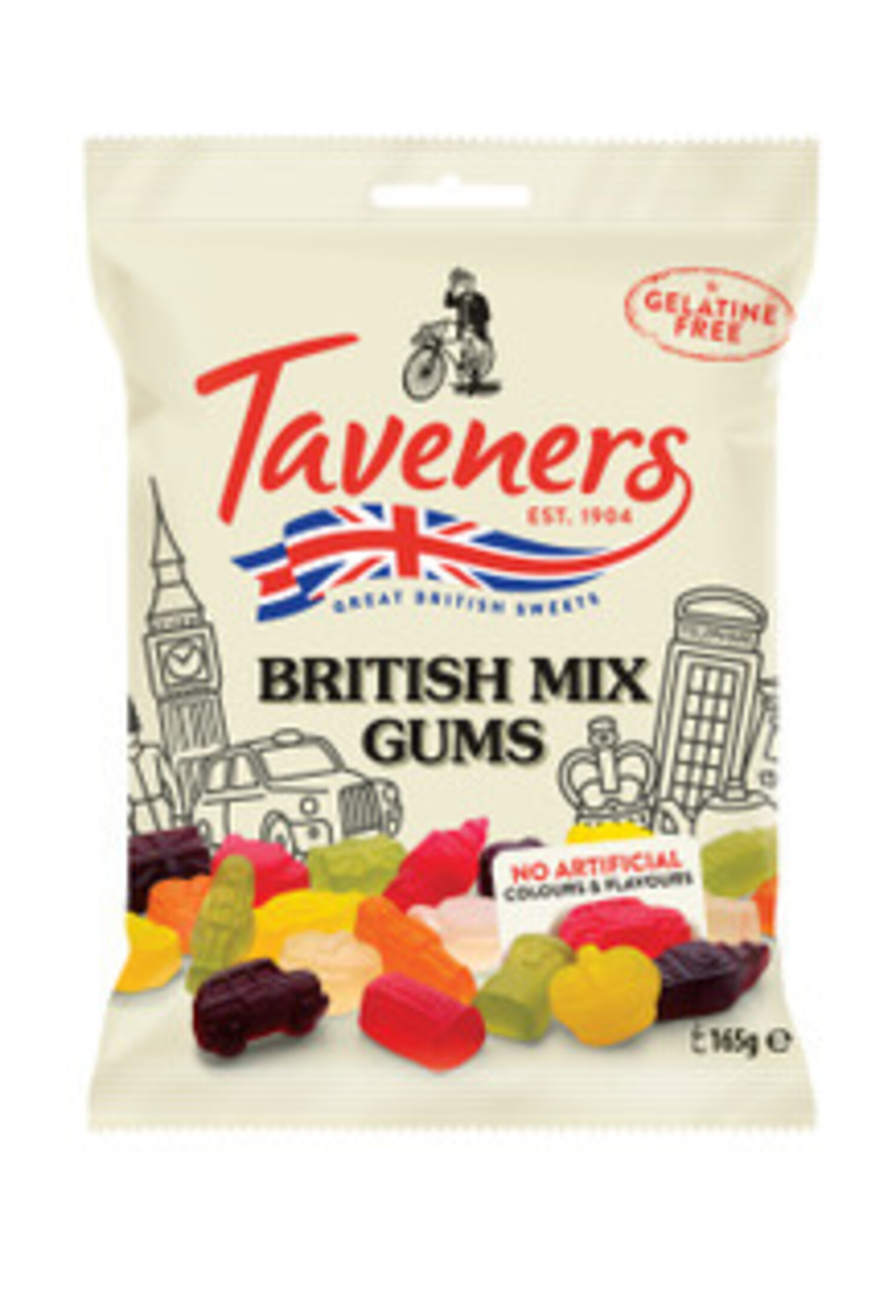 Taveners British Gums Mix 165g Kellys Expat Shopping