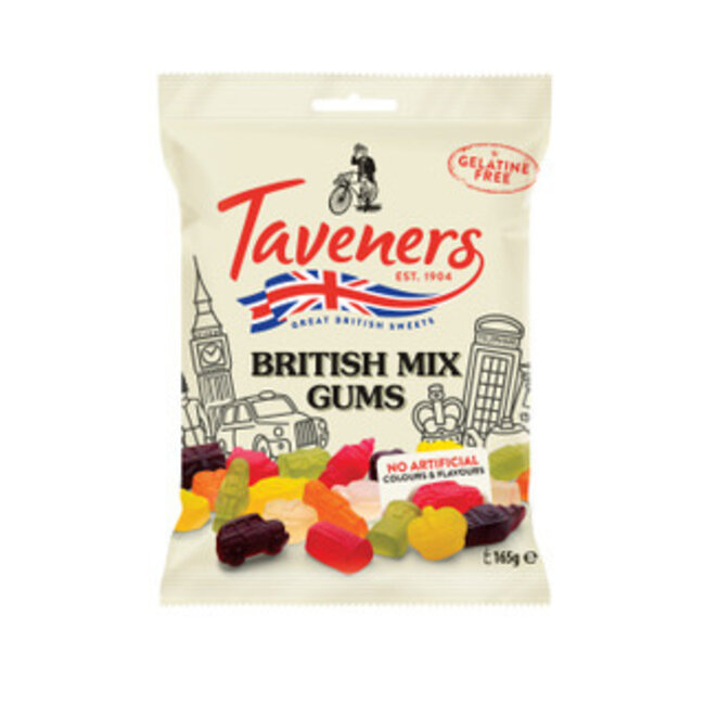 Taveners British Gums Mix 165g Kellys Expat Shopping