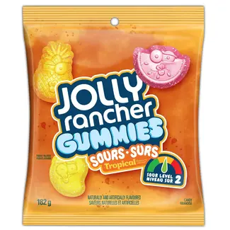 Jolly Rancher Jolly Rancher Gummies Sours Tropical 182g