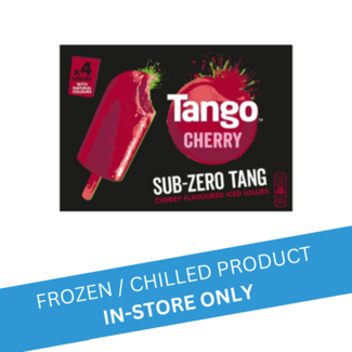 Tango Tango Cherry Sub Zero Lollies 4pk 280ml