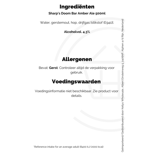 Sharp's Doom Bar Amber Ale 500ml