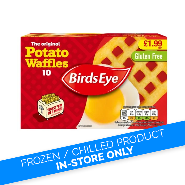 Birds Eye Potato Waffles 10pk PM2.89