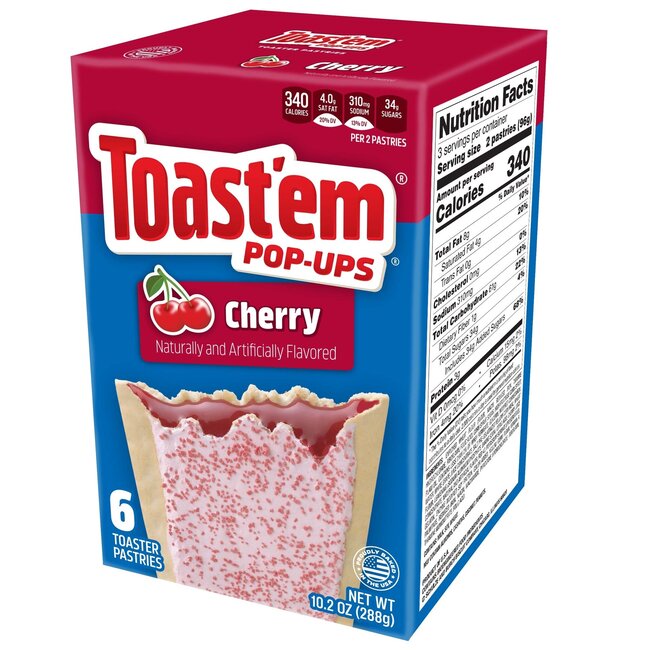Toast'em Pop-Ups Frosted Cherry 288g