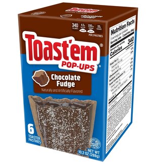 Toast'em Toast'em Pop-Ups Frosted Chocolate Fudge 288g