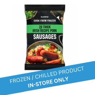 Iceland Iceland Thick Irish Pork Sausages 1kg