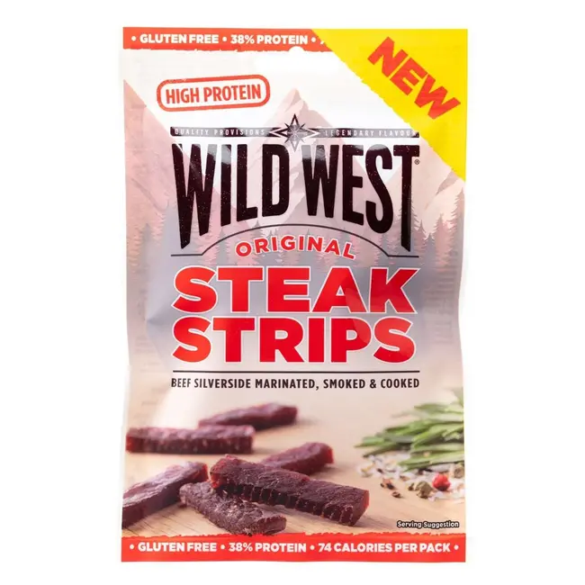 Wild West Original Steak Strips 25g