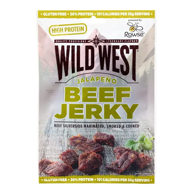Wild West Jalapeno Beef Jerky 25g