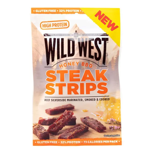 Wild West Honey BBQ Beef Jerky 25g