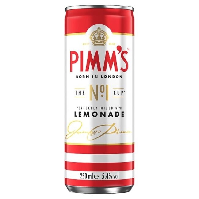 Pimm's & Lemonade Ready to Drink Premix ABV5.4% 250ml