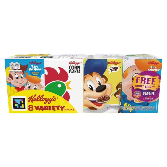 Kellogg's Variety Cereal 8 Pack 196g