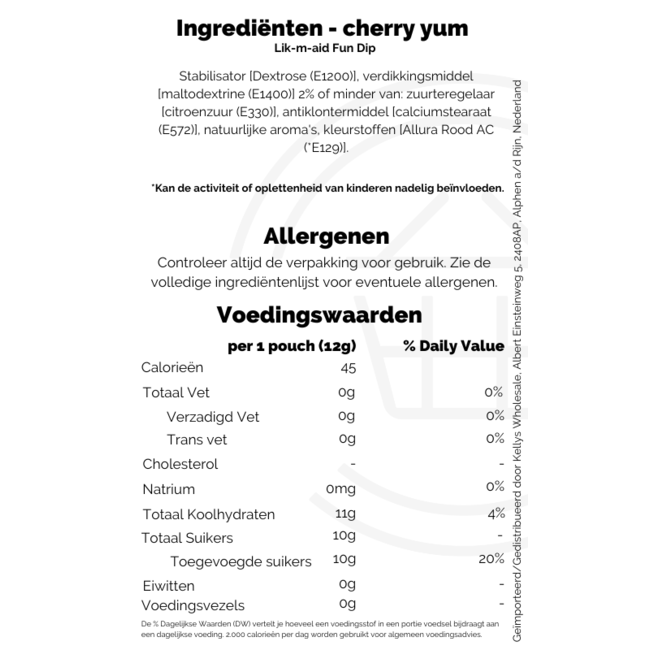 Wonka Lik-m-Aid Fun Dip 12.1g - Assorted – Süßigkeiten