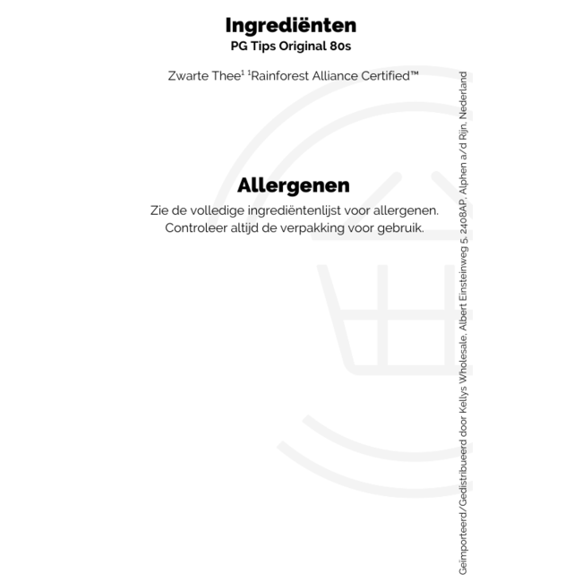 PG Tips Original Tea 80s