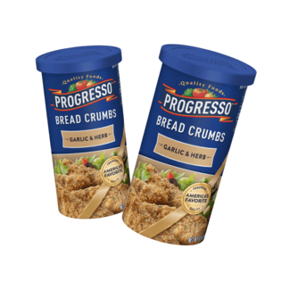 Progresso 2 FOR €5 Progresso Bread Crumbs Garlic Herb 425g