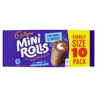 Cadbury Cadbury Milk Chocolate Mini Rolls 10 Pack