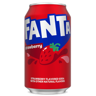 Fanta Strawberry 355ml BBD: 16-11-2026